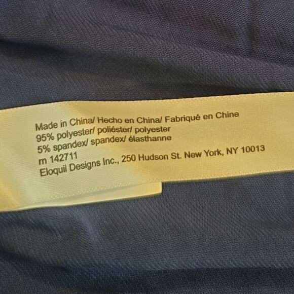 NWT Eloquii Blue Knot Front Pleated Skirt Dress Sz 24 - Picture 12 of 14